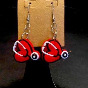 Health filled earrings